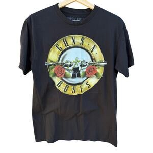 Guns N Roses classic logo Retro Black t-shirt Size Small